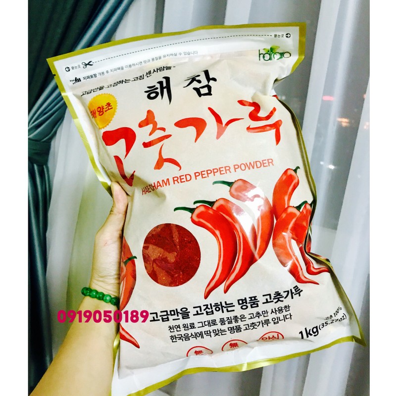 Ớt bột hàn quốc chuyên muối kim chi 50gr