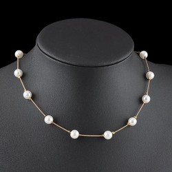 Vòng cổ ngọc trai phong cách Hàn Quốc
