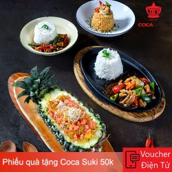 Evoucher Coca Suki - Phiếu quà tặng Coca Suki 50k