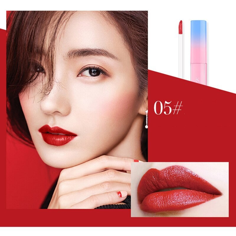 Hình ảnh Son kem lì dưỡng ẩm, bám màu không trôi Lameila 1011