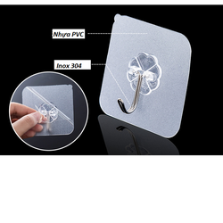 Combo 5 móc dán tường siêu chắc