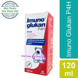 Siro tăng cường hệ miễn dịch đề kháng Imuno Glukan 120ml