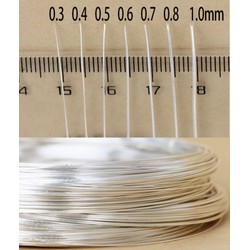 1 đoạn dây bạc nguyên chất 10cm -bạc 999 – 1 đoạn dây bạc