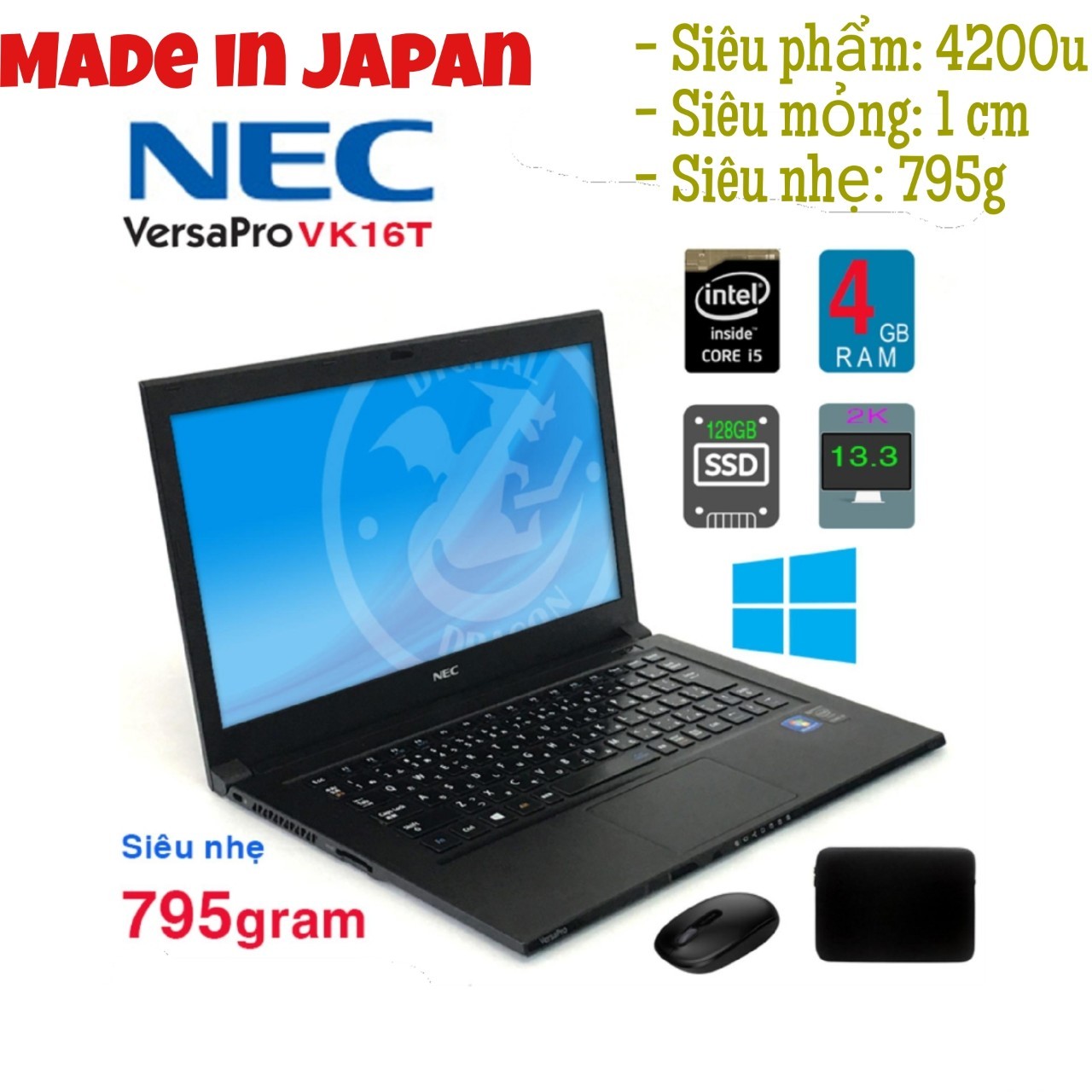 NEC  VersaPro VK17T Lịch sử giá Laptop nhật bản nec versapro pc-vk17t core i5-4200u