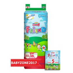 Bỉm Goon Friend Quần XXL34 { Tặng 5 Miếng Cùng Size}