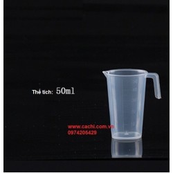 Bộ 3 cái  Ca Đong Nhựa Pha Chế Trà Sữa 50ML - 3CAN50