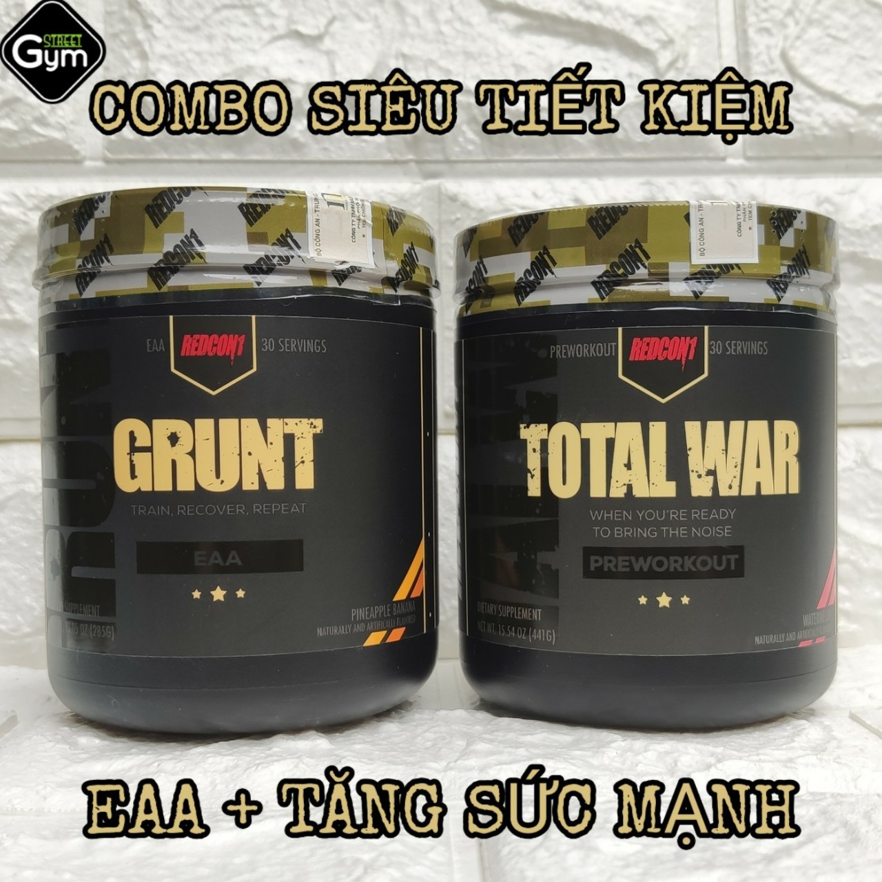 Cực Sock- EAA + Total War Preworkout -Combo Tăng Sức mạnh + Tăng Cơ