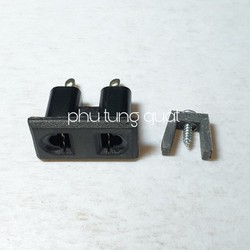 2 bộ Đầu ổ cắm thay thế cho máy biến thế jack ổ cắm - phụ tùng quạt