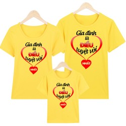 áo thun gia đình
