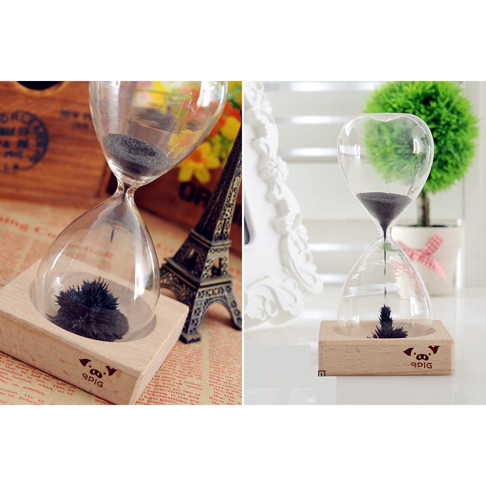 Đồng Hồ Cát Trang Trí Đồng Hồ Cát Nam Châm Để Bàn - 1794474240 4