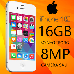 IPHONE 4S 16G TRẮNG CŨ