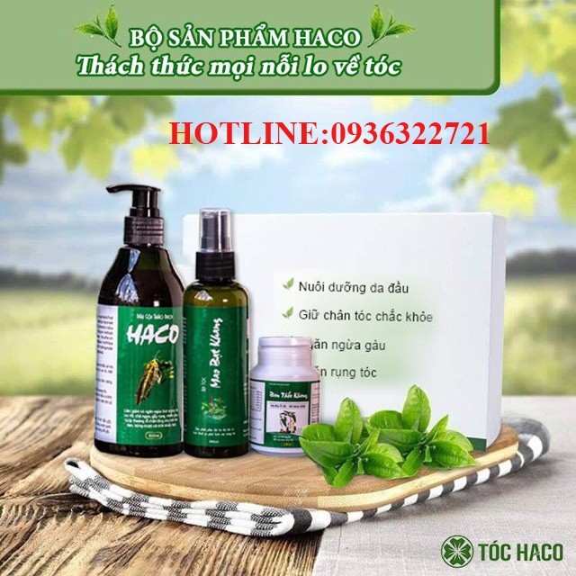 Tinh dầu Haco: Xịt tóc Mao Bạt Khang - XTMBK