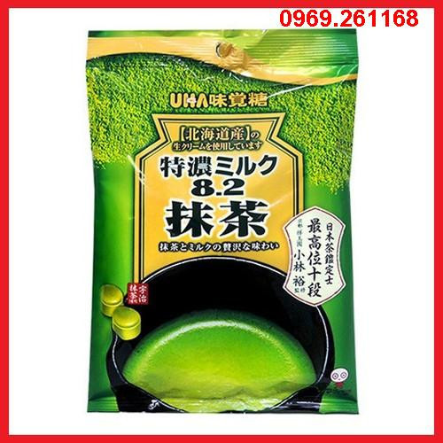 Kẹo trà xanh matcha UHA 8.2 Nhật Bản