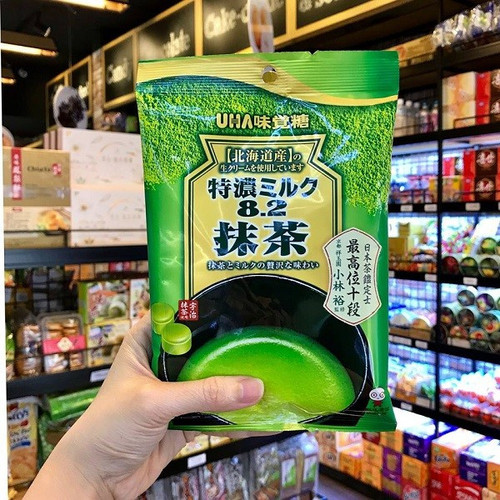 Kẹo trà xanh matcha UHA 8.2 Nhật Bản