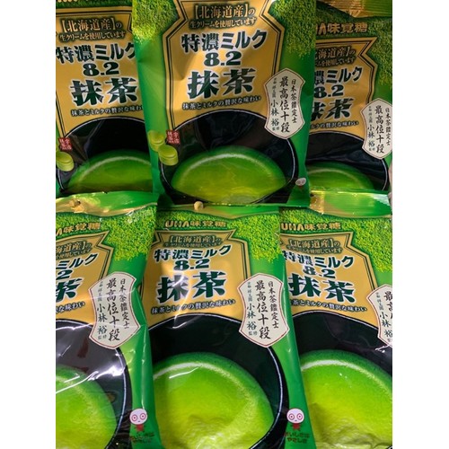 Kẹo trà xanh matcha UHA 8.2 Nhật Bản