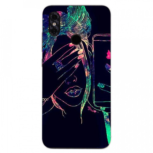 Ốp điện thoại dành cho máy xiaomi mi8 lite - 7 11 graffiti ms 711g007