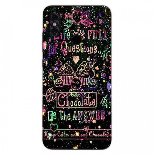 Ốp điện thoại dành cho máy xiaomi mi8 lite - 7 11 graffiti ms 711g006