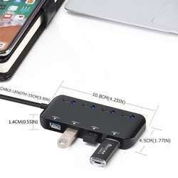 Bộ chia cổng usb untra slim 3.0. Hub USB 4 Cổng có công tắc, – Bộ chia cổng usb untra slim 3.0
