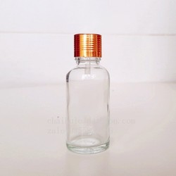 Combo 10 chai đựng tinh dầu 30ml , thủy tinh trong suốt, nút nhỏ giọt, nắp nhôm vàng