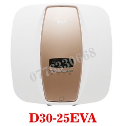 Bình tắm nóng lạnh gián tiếp Midea D3025EVA (D30-25EVA) - 30 lít + vòi sen, dây dẫn nước