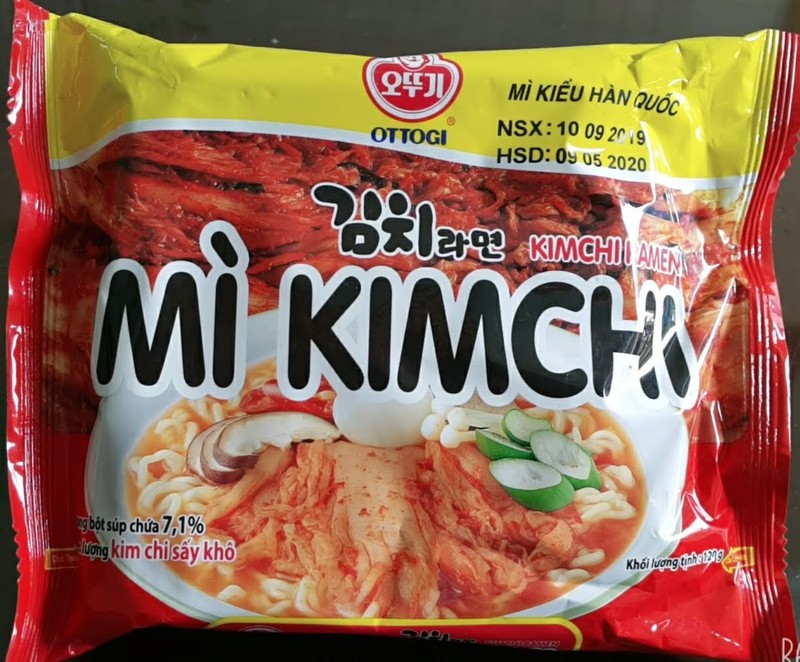 Mì tôm ăn liền Kim Chi Hàn Quốc