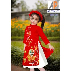 Áo dài cách tân bé gái mẫu Hot 2020 đón xuân cực xinh