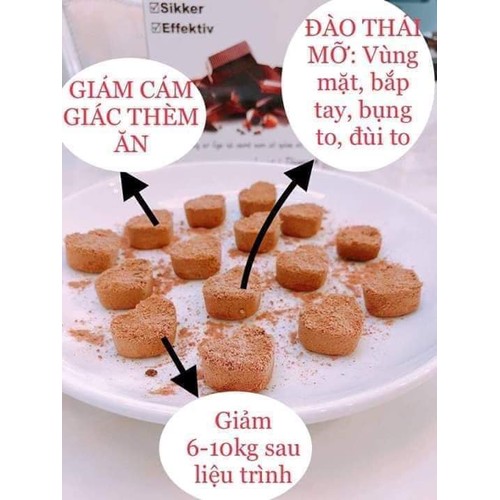 20 viên Kẹo Socola Giảm Cân Đan Mạch