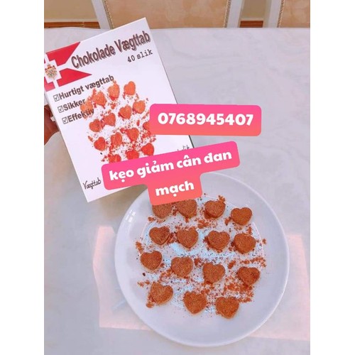 20 viên Kẹo Socola Giảm Cân Đan Mạch