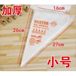 100 túi nilong bắt kem 27cm