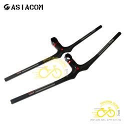 Ghi đông liền pô tăng Carbon xe đạp T800 ASIACOM 720x100mm