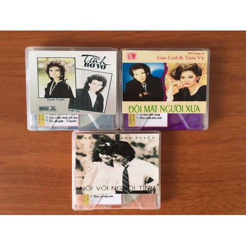 Bộ 3 Đĩa MD Mini Disc Nhạc Vàng Song Ca huyền thoại