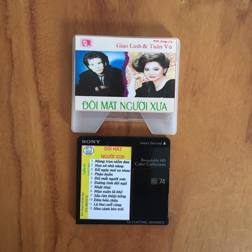 Bộ 3 Đĩa MD Mini Disc Nhạc Vàng Song Ca huyền thoại