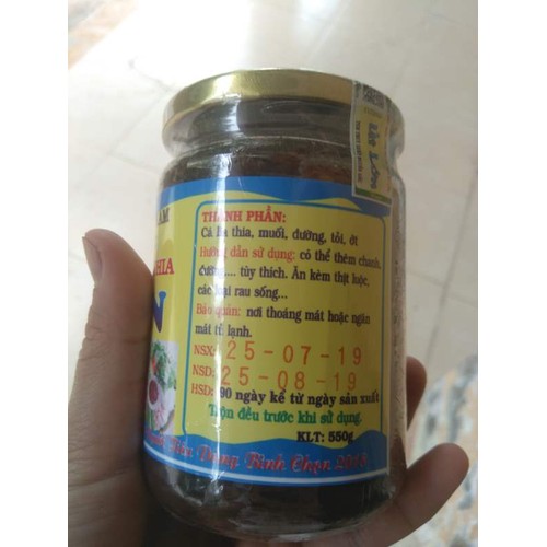 MẮM CHUA CÁ LIA THIA ÚT LỚN-ĐẶC SẢN ĐỨC HUỆ