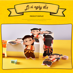 COMB0 30 LÌ XÌ HOẠT HÌNH CUTE - MẪU MỚI 2020 - LÌ XÌ HOT HIT - LÌ XÌ - BAO LÌ XÌ