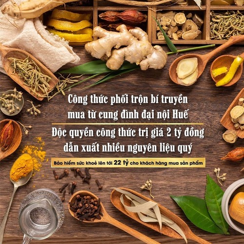 Cao gừng Hoàng Cung Đánh tan mỡ bụng