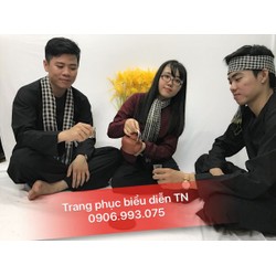 Bộ Đồ Bà Ba Nam Cao Cấp Kèm Khăn Rằn – COS402