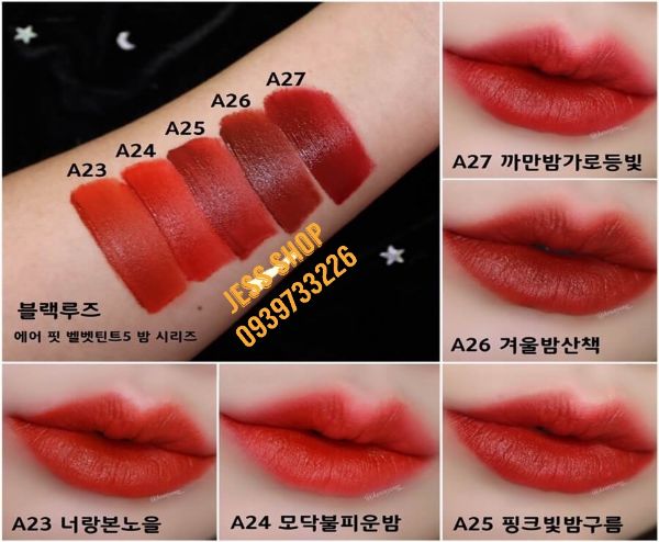 Hình ảnh Son kem lì Black Rouge Air Fit Velvet Tint Ver 5
