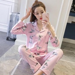Bộ pijama dài tay kate hàng đẹp