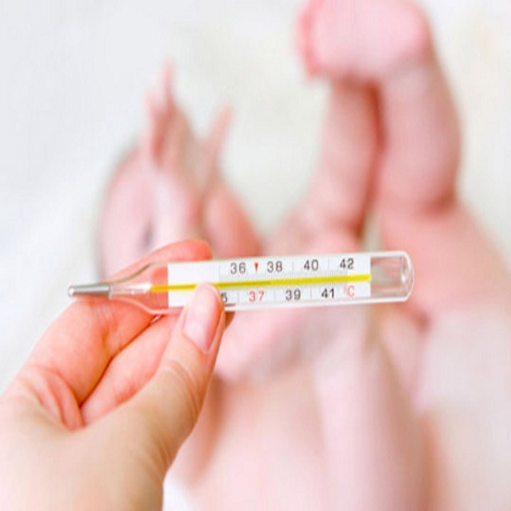 Nhiệt kế thủy ngân 1 chiếc