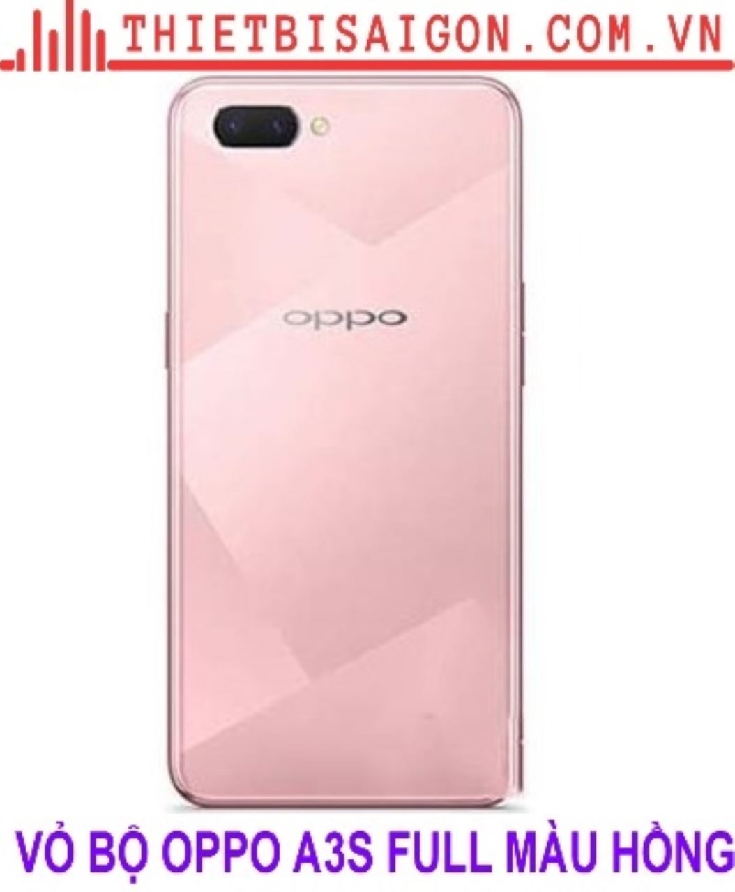 Vỏ Bộ Oppo A3s Full Mau Hồng Vbopoa3sfh