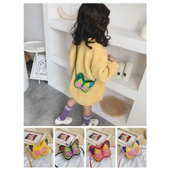Túi đeo chéo mini hình con bướm siêu yêu cho bé