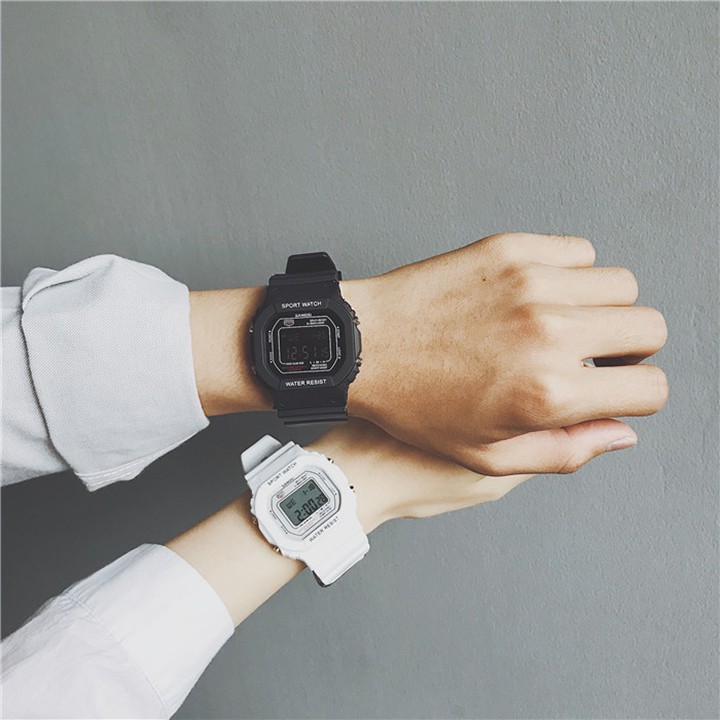 Đồng hồ điện tử SANOSI mặt vuông phong cách Unisex - 5601757676 7