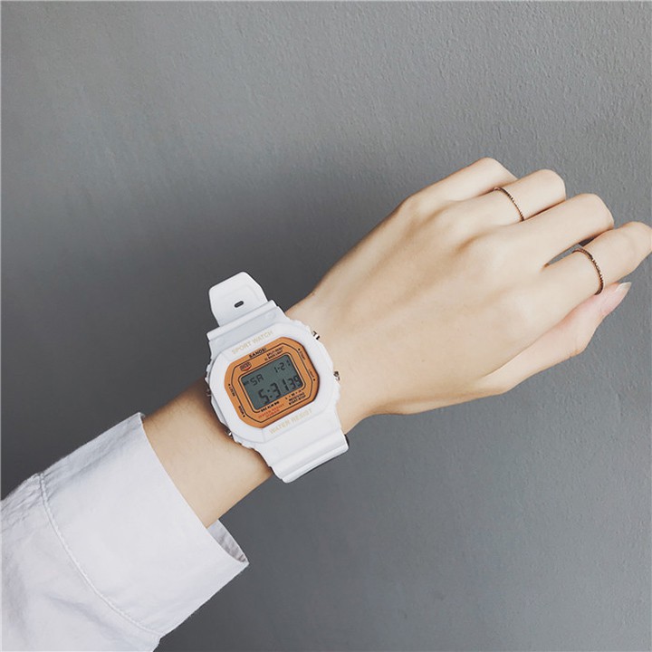 Đồng hồ điện tử SANOSI mặt vuông phong cách Unisex - 5601757676 9