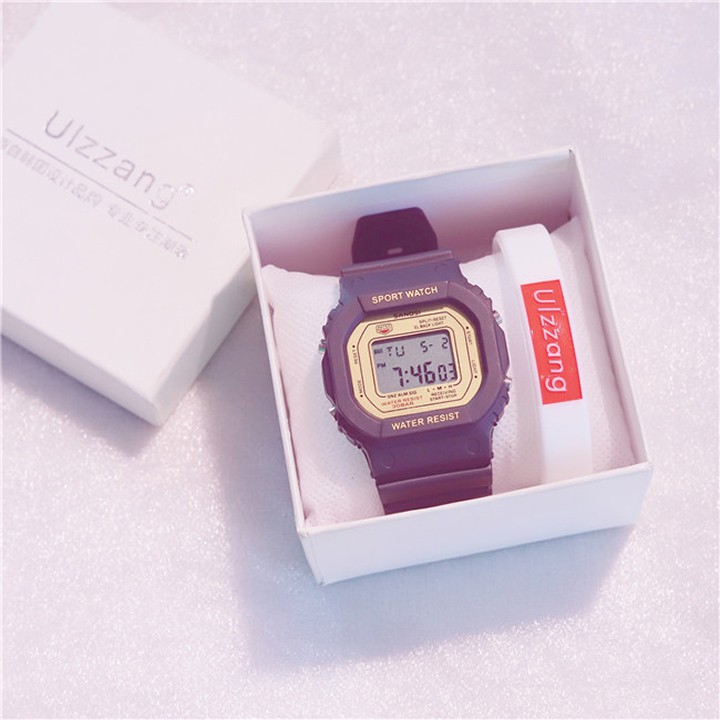 Đồng hồ điện tử SANOSI mặt vuông phong cách Unisex - 5601757676 4