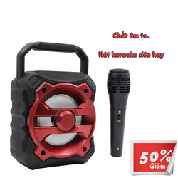  [SALE KHỦNG][FREE SHIP] LOA BLUETOOTH HÁT KARAOKE CỰC HAY NGHE NHẠC CỰC ĐỈNH- TẶNG KÈM MIC