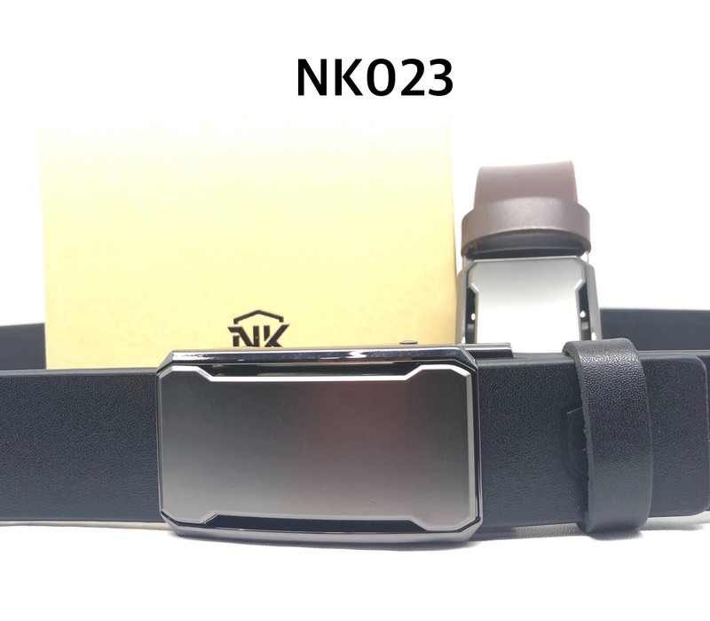 Thắt lưng da NIKA khoá gập- bản 35mm