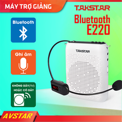 máy trợ giảng takstar E220 đa chức năng cao cấp có dây, không dây giành cho giao viên, hướng dẫn viên, người bán hàng