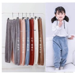 QUẦN NỈ NHUNG LÓT LÔNG CHO BÉ