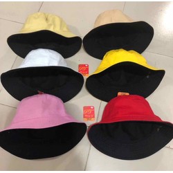 Mũ bucket đội 2 mặt - NÓn tai bèo trơn đẹp Mũ bucket đội 2 mặt - NÓn tai bèo trơn đẹp