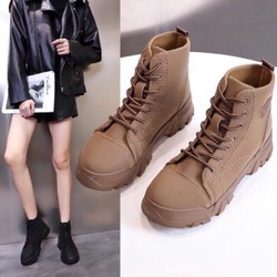 Bốt nữ cao cổ ngôi sao hàng da cao cấp siêu đẹp – NS1